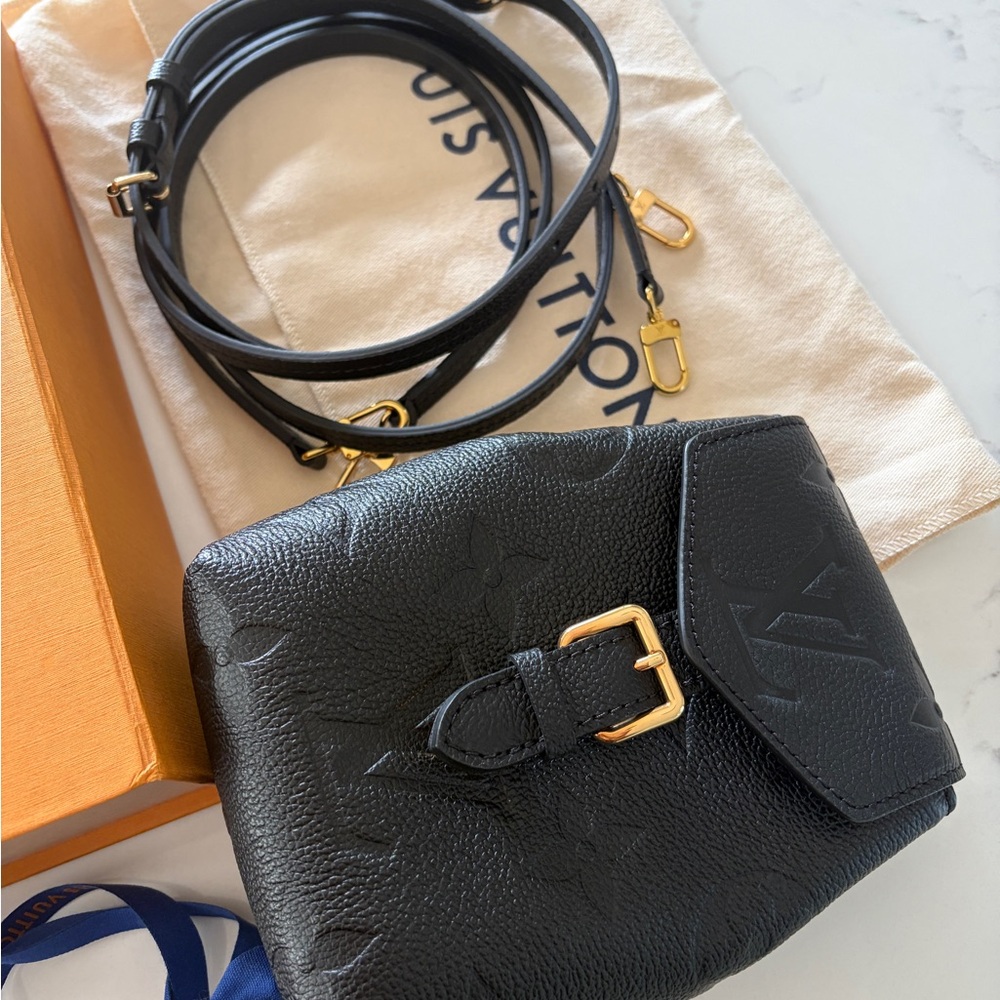 Louis Vuitton Tiny Backpack Black Leather